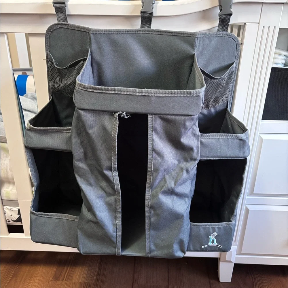 🌞Hiccapop Gray Hanging Nursery Organizer with Multiple Pockets - Picture 1 of 1